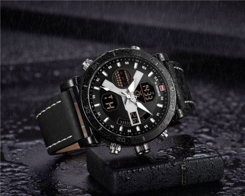 ZEGAREK MĘSKI NAVIFORCE - NF9132 (zn073a) - black + box