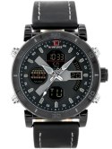 ZEGAREK MĘSKI NAVIFORCE - NF9132 (zn073b) - black/grey + box