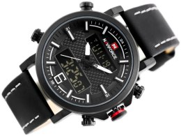 ZEGAREK MĘSKI NAVIFORCE - NF9135 (zn076a) - black/white + box