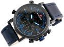ZEGAREK MĘSKI NAVIFORCE - NF9135 (zn076d) - black/blue + box