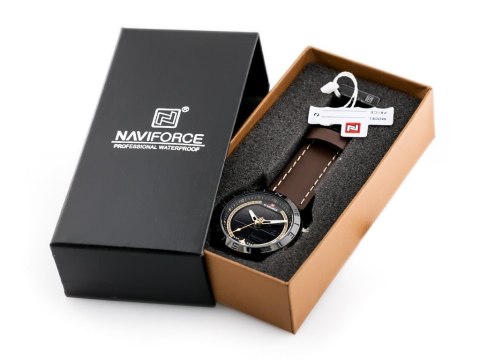ZEGAREK MĘSKI NAVIFORCE - NF9144 (zn077b) - black/red + box