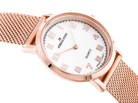 ZEGAREK DAMSKI JORDAN KERR - I2001 (zj937d) rosegold/silver