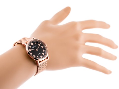 ZEGAREK DAMSKI JORDAN KERR - I2001 (zj937e) rosegold/black