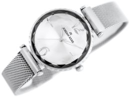 ZEGAREK DAMSKI JORDAN KERR - L1006 (zj942a) silver MAGNETYCZNE ZAPIĘCIE