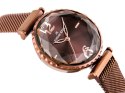 ZEGAREK DAMSKI JORDAN KERR - L1006 (zj942d) brown MAGNETYCZNE ZAPIĘCIE