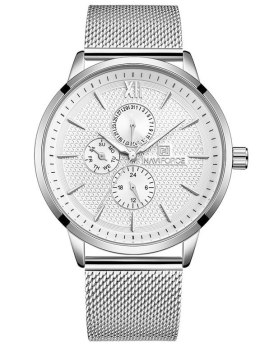 ZEGAREK MĘSKI NAVIFORCE - NF3003 (zn084a) silver + BOX