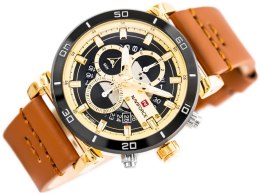 ZEGAREK MĘSKI NAVIFORCE - NF9131 (zn086c) gold/b. + BOX