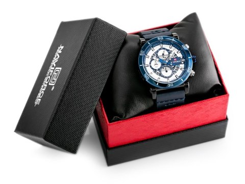 ZEGAREK MĘSKI NAVIFORCE - NF9131 (zn086e) blue + BOX