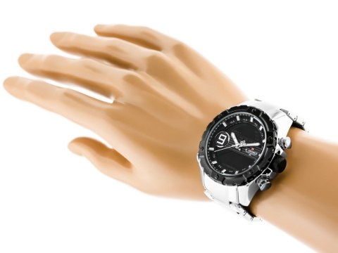 ZEGAREK MĘSKI NAVIFORCE - NF9146S (zn089a) - silver/black + BOX
