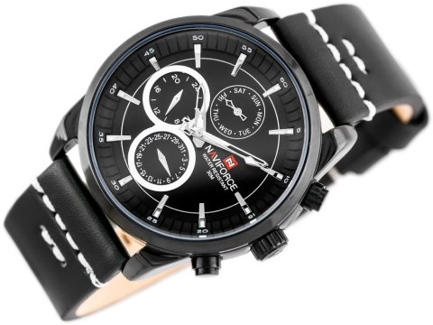 ZEGAREK MĘSKI NAVIFORCE - NF9148 (zn085b) black + BOX