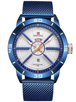 ZEGAREK MĘSKI NAVIFORCE - NF9155 (zn092d) blue/silver + BOX