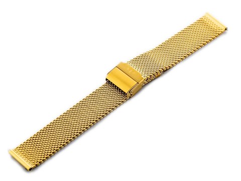 Bransoleta Bisset (bb010b) - złota 22mm