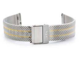 Bransoleta Bisset (bb012a) - srebrna 14mm