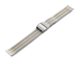 Bransoleta Bisset (bb012a) - srebrna 14mm