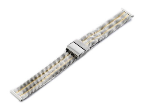 Bransoleta Bisset (bb012a) - srebrna 14mm