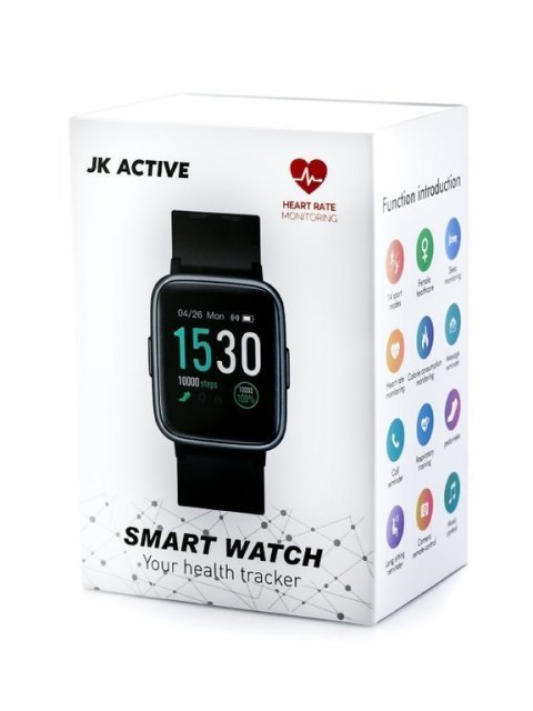 SMARTWATCH UNISEX Jordan Kerr Active - red (sj002c) Dotykowy ekran IPS