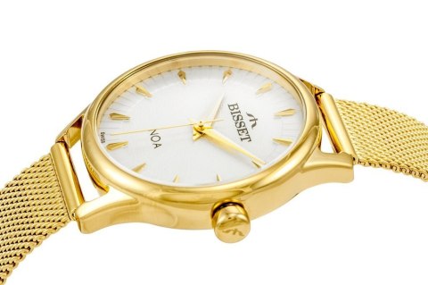 ZEGAREK DAMSKI BISSET BSBE90 (zb561c) gold