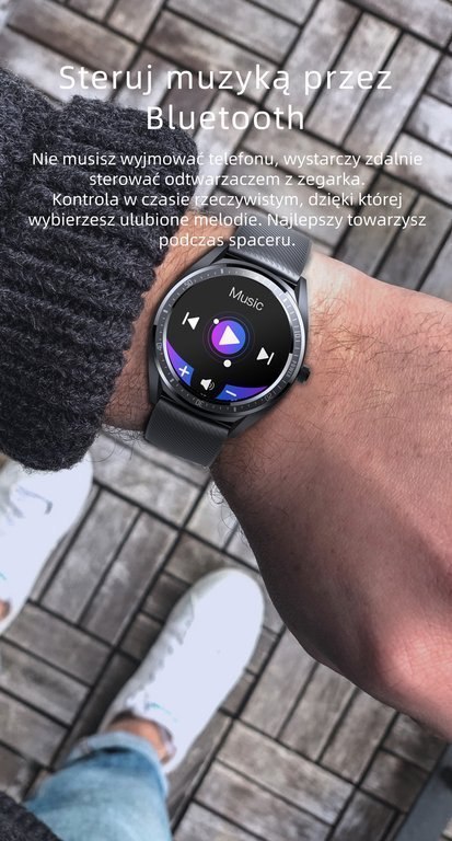 SMARTWATCH MĘSKI G. Rossi SW011-2 black/black/red + dodatkowy PASEK (sg006b)