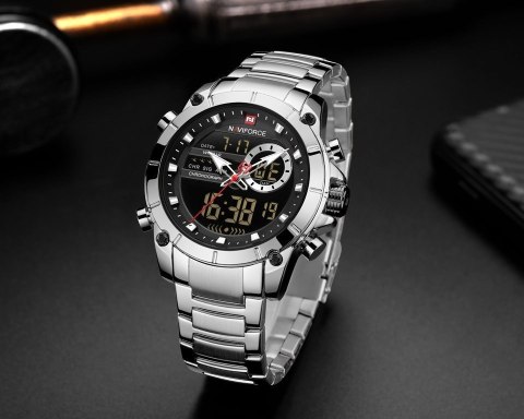 ZEGAREK MĘSKI NAVIFORCE NF9163 - (zn115a) + BOX