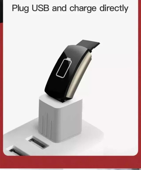 SMARTBAND UNISEX Rubicon RNCE59 - DWA PASKI, CIŚNIENIOMIERZ (sr012a)