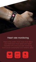 SMARTBAND UNISEX Rubicon RNCE59 - DWA PASKI, CIŚNIENIOMIERZ (sr012d)