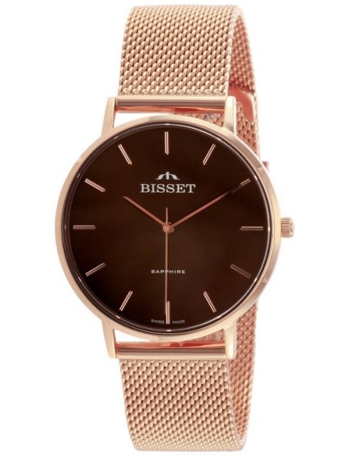 ZEGAREK DAMSKI BISSET BSBF33 (zb579k) - SZAFIROWE SZKŁO