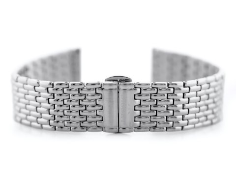 Bransoleta Bisset (bb023a) - srebrna 18mm
