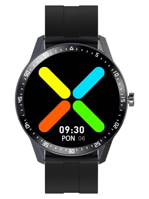 SMARTWATCH MĘSKI G. Rossi SW018-3 black/black (sg012c) WŁASNE TARCZE