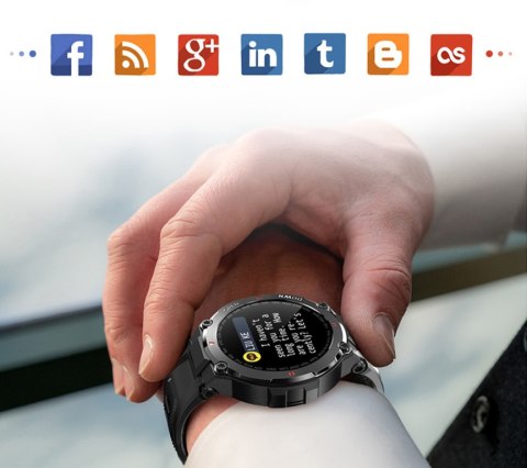 SMARTWATCH MĘSKI Rubicon RNCE73 - WYKONYWANIE POŁĄCZEŃ (sr023a)