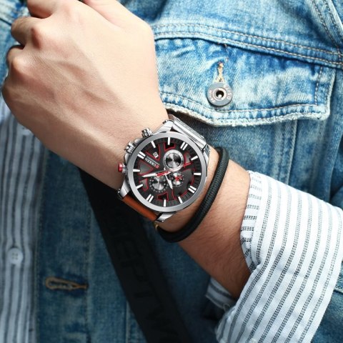 ZEGAREK MĘSKI CURREN 8346 (zc026c) - CHRONOGRAF
