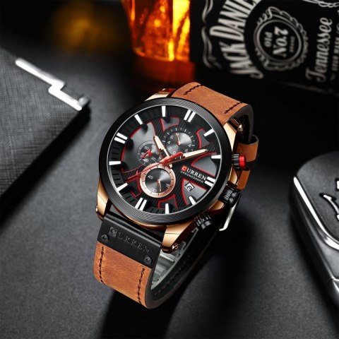 ZEGAREK MĘSKI CURREN 8346 (zc026d) - CHRONOGRAF