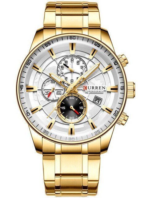 ZEGAREK MĘSKI CURREN 8362 (zc017c) - CHRONOGRAF + BOX