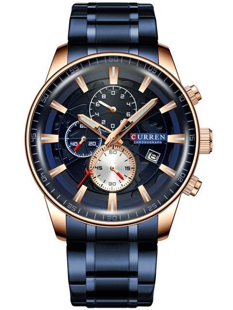 ZEGAREK MĘSKI CURREN 8362 (zc017e) - CHRONOGRAF + BOX