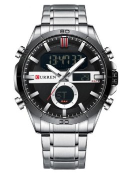 ZEGAREK MĘSKI CURREN 8384 (zc023a) - DUAL TIME + BOX