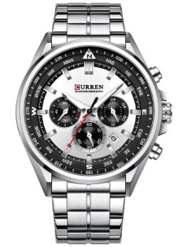 ZEGAREK MĘSKI CURREN 8399 (zc016a) - CHRONOGRAF + BOX
