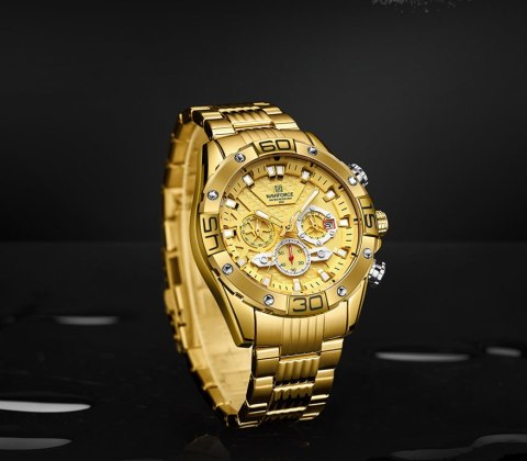 ZEGAREK MĘSKI NAVIFORCE NF8019 - CHRONOGRAF (zn124c) + BOX