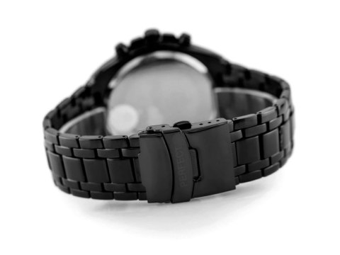 ZEGAREK MĘSKI PERFECT - MILTON - black/gold (zp112k)