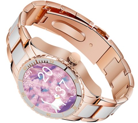 SMARTWATCH DAMSKI Rubicon RNCE82 - WYKONYWANIE POŁĄCZEŃ, WŁASNE TARCZE (sr027a)