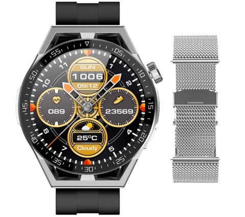 SMARTWATCH MĘSKI Rubicon RNCE88 - WYKONYWANIE POŁĄCZEŃ, WŁASNE TARCZE (sr033a)