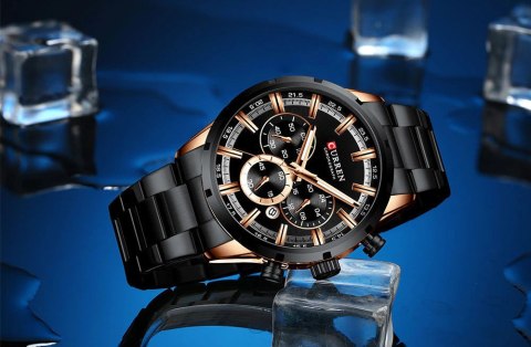 ZEGAREK MĘSKI CURREN 8355- CHRONOGRAF (zc028d) + BOX