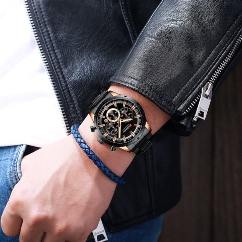 ZEGAREK MĘSKI CURREN 8355- CHRONOGRAF (zc028d) + BOX