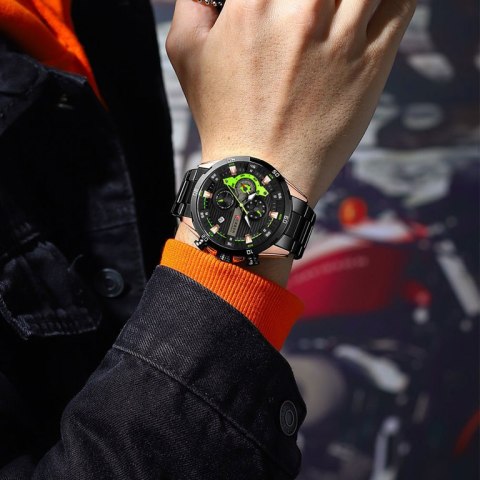 ZEGAREK MĘSKI CURREN 8402- CHRONOGRAF (zc029c) + BOX