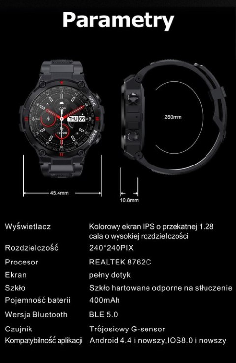 SMARTWATCH MĘSKI GRAVITY GT7-2 - WYKONYWANIE POŁĄCZEŃ (sg016b)
