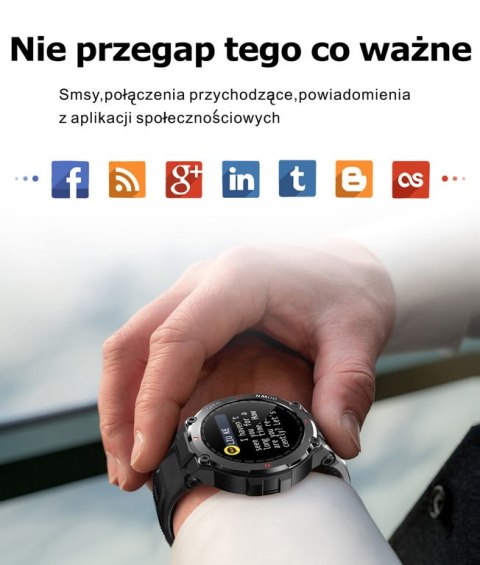 SMARTWATCH MĘSKI GRAVITY GT7-3 - WYKONYWANIE POŁĄCZEŃ (sg016c)