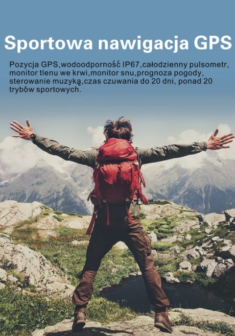 SMARTWATCH MĘSKI GRAVITY GT8-1 - z GPS (sg017a)