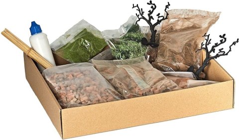 DOMUS KITS Składane Domki z Cegły 3D - Diorama Wioska