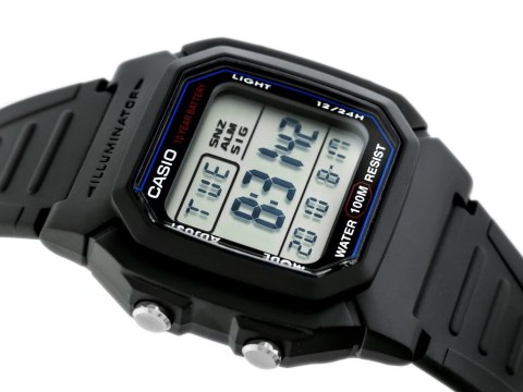 ZEGAREK MĘSKI CASIO W800H-1A (zd100a) - KLASYKA