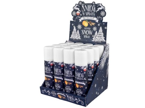 Sztuczny śnieg w sprayu 150ml zapachowy ZA4207