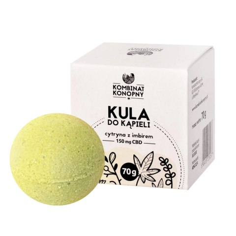 Kula do kąpieli z CBD 150 mg - cytryna z imbirem