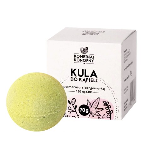 Kula do kąpieli z CBD 150 mg - palmarosa z bergamotką